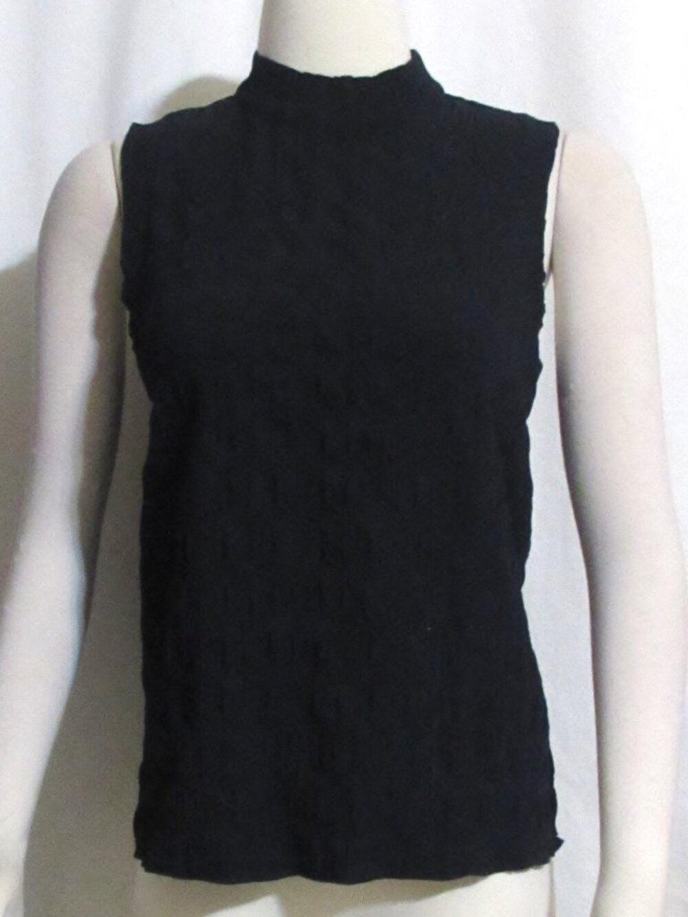 NEW Womens Ladies THE LIMITED Black Silky Stretch Sleeveless Top S Orig $59